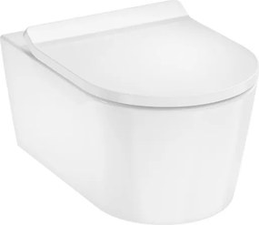 Hansgrohe EluPura S wc soft close ülőkével felakasztható fehér fényes felülettel 60344450