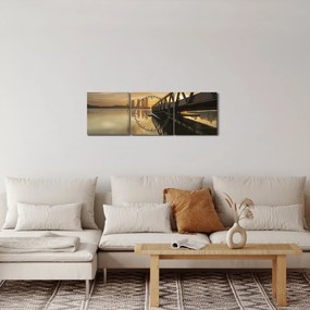 A móló képe (órával) (90x30 cm)