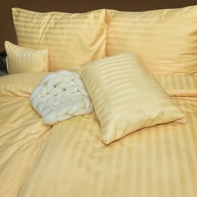 TiaHome damaszt arany lapok - 1x Párna 90x70cm, 1x Paplan 140x200cm