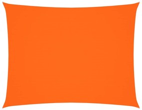 narancssárga téglalap alakú oxford-szövet napvitorla 3,5x4,5 m