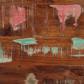 TV szekrény 100x30x35 cm tömörfa, újrahasznosított fa