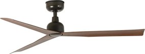 FARO 34372 - Mennyezeti ventilátor MARINE M Ø 125 cm barna/fekete IP44 + távirányító
