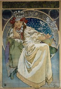 Reprodukció Princess Hyacinthe, Mucha, Alphonse Marie