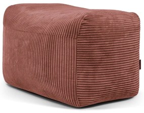 Téglavörös kordbársony babzsákfotel Plus 70 Lounge – SLOWDOWN