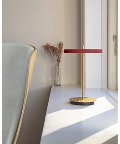 Piros LED dimmelhető asztali lámpa fém búrával (magasság 31 cm) Asteria Move – UMAGE