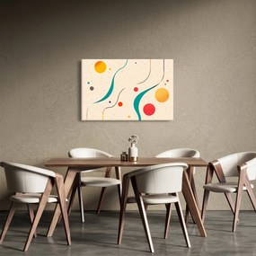 Kép - Minimalista színes illusztráció (90x60 cm)