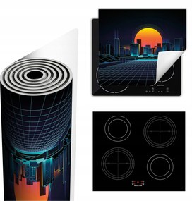 Tűzhelyvédő Szőnyeg Több Helyet Biztosít 60x52 napsütötte város