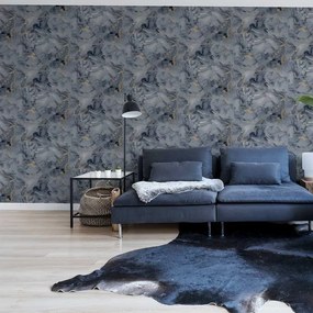 Arthouse Signature 1 Bahia Marble arany-kék márvány mintás papír tapéta – 923000