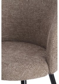 Bézs fém étkezőfotel szett 2 db-os Radaja – Light &amp; Living