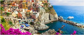 Kép - Manarola olasz falu (120x50 cm)