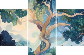 Kép – Kozmikus fa (90x60 cm)