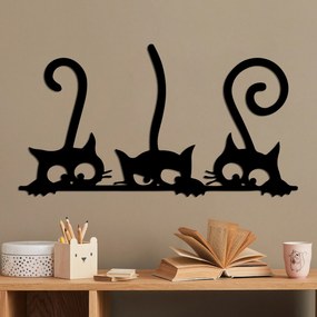 Fém fali dekoráció, Cat 5
