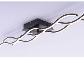 Leuchten Direkt 15166-18 - LED Felületre szerelhető csillár WAWE LED/28W/230V fekete