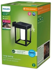 Philips - LED Napelemes érzékelős fali lámpa CAMILL LED/1,4W/3,7V IP44