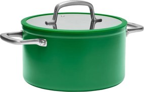 Indukciós tűzhelyhez alkalmas edény fedővel-kerámia felülettel 5,5 l Meda 3.0 – FABINI