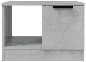 betonszürke szerelt fa dohányzóasztal 50 x 50 x 36 cm