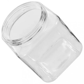 6 db tárolóedény ezüstszínű fedéllel 1200 ml