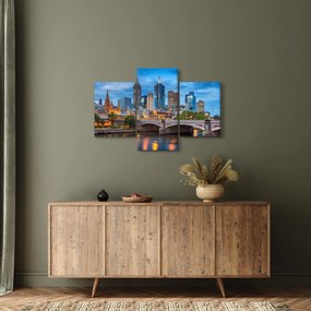 Melbourne város képe (90x60 cm)