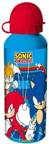 Sonic a sündisznó Prime Team alumínium kulacs ívókupakkal 500 ml