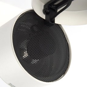 Modern fehér kerek állítható reflektor - Go Nine