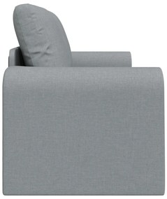 Floor Sofa Bed 2 az 1-ben Világosszürke 148x71x83 cm Bútor