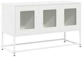 fehér hidegen hengerelt acél TV-szekrény 100,5x39x60,5 cm