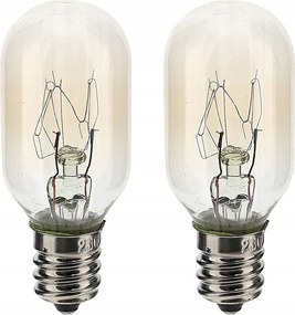 2 izzó Komplett *fehér/ meleg sárga*, E12 menet 15W 54mm hosszú