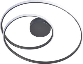 POLUX 328038 ZEFIRA Modern LED Mennyezeti Lámpa Antracit LED IP20