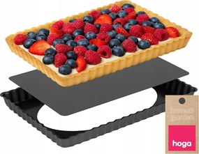 Torta Forma Sütőlemez Bordázott Kivehető Aljú Tapadásmentes 31x21x3cm