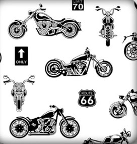 Motoros pamut lepedők TiaHome - 1x párna 65x45cm, 1x paplan 130x90cm