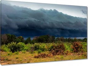 Vászonkép 90x60 Ősz Hegyek Folyó Fák