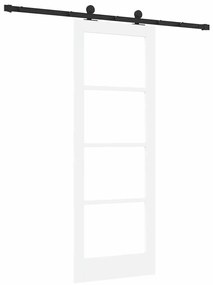 Csúszóajtó ORKDAL Fehér 73.5 x 198.5 cm Fa és fém