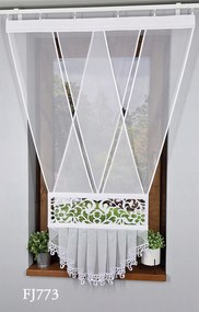 V Jardin FJ773 panelfüggöny függöny dekoratív áttört és fodros 155cm