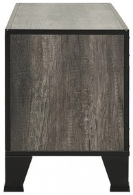 szürke fém és MDF TV-szekrény 105 x 36 x 47 cm