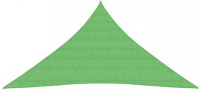 világoszöld HDPE napvitorla 160 g/m² 5 x 6 x 6 m
