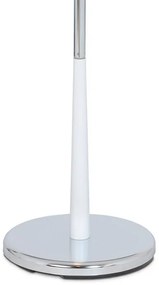 82646 Fehér szobainas, tömör fa és krómozott fém. Teherbírás 6 kg.