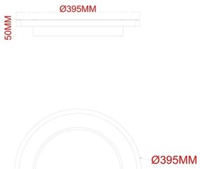 Globo 41390-21 - MORGAN LED RGBW mennyezeti lámpa, 21W, távirányítóval