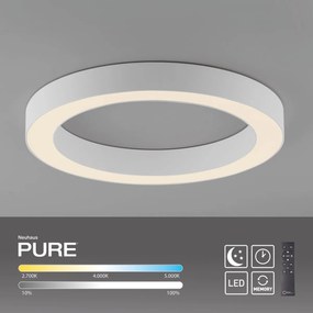 Paul Neuhaus modern mennyezeti lámpa pure lines round fehér pln6310-16