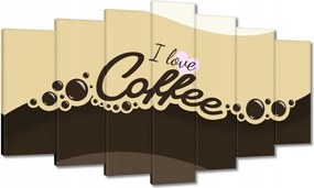Festmények 140x80 I love Coffee