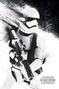 Plakát Csillagok háborúja VII (Star Wars: Az ébredő Erő) - Stormtrooper Paint, (61 x 91.5 cm)