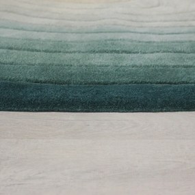 Kék gyapjú szőnyeg 160x230 cm Puddle Ombre Wool – Flair Rugs