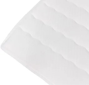 Franciaágy 140 cm Moritena (krém) (ágyráccsal és matraccal) (tárolóhellyel). 1104178