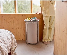 Világosszürke textil szennyeskosár 50 l Duo – Joseph Joseph