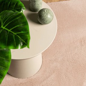 HUARTE púderszínű rövid szálú puha és mosható szőnyeg 80x200 cm