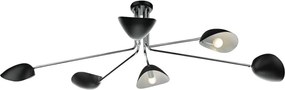 Dar Lighting KRUG KRU6422 Plafonlámpa 6x40W/E14