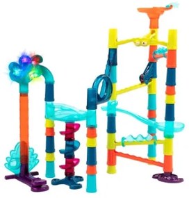 B-Toys - Üveggolyó pálya MARBLE Deluxe 3xAG13