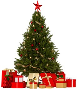 Deuba Mesterséges karácsonyfa 180 cm + állvány