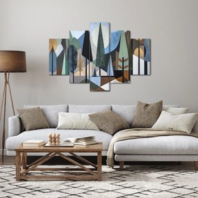 Kép - Természetes geometriai absztrakció II. (150x105 cm)