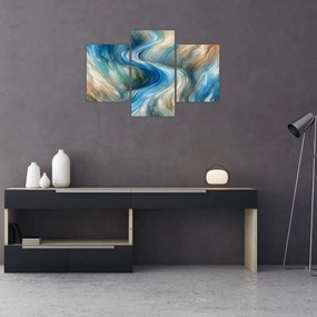 Kép - Absztrakt áramlat (90x60 cm)