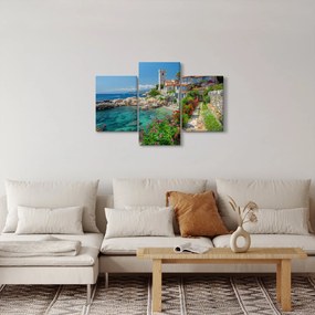Kép - Festői tengerparti falu (90x60 cm)